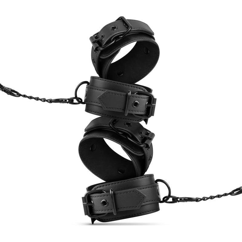 Kinky Bondage Set 5 Pc Black - Adult Toys