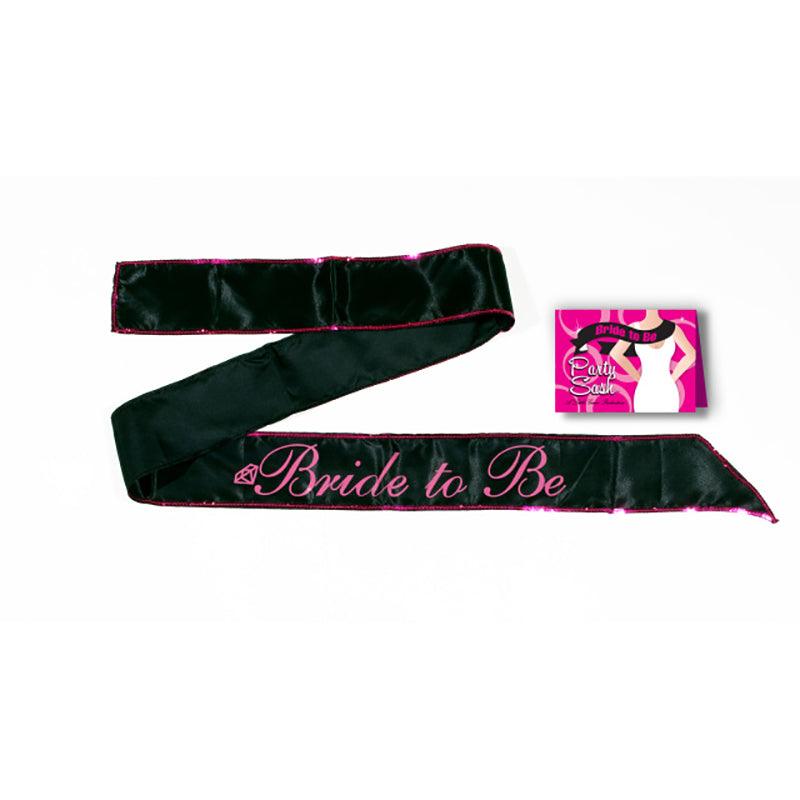 Little Genie Bride To Be Sash – Black Bachelorette Hens Party Accessory - Novelties