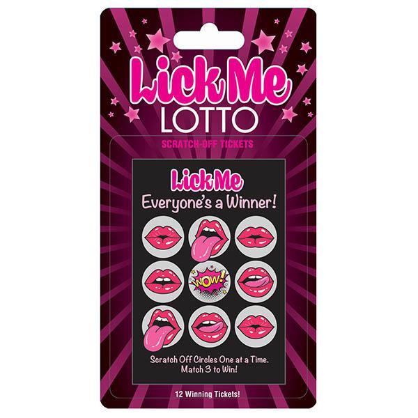 Little Genie Lick Me Lotto Naughty Scratcher Adult Sex Game Card - Novelties