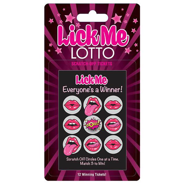 Little Genie Lick Me Lotto Naughty Scratcher Adult Sex Game Card - Novelties