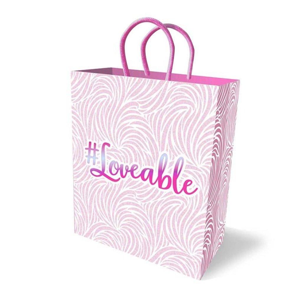 #Loveable - Gift Bag - Novelty Gift Bag - Naughty by Nature Adult Store