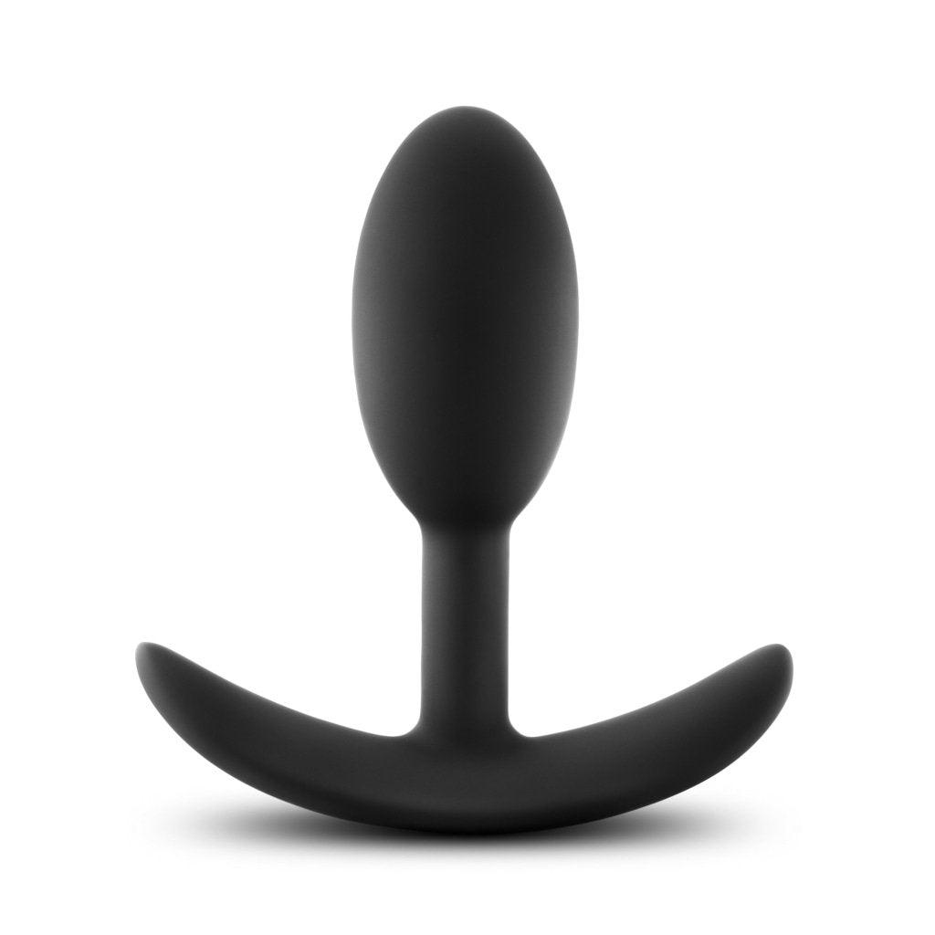 Luxe Wearable Vibra Slim Plug Small Black - Naughty by Nature Adult Store