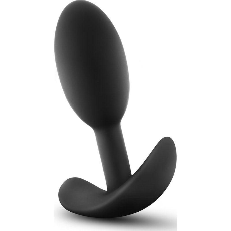 Luxe Wearable Vibra Slim Plug Small Black - Naughty by Nature Adult Store