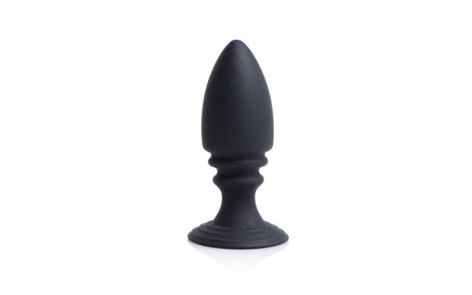 Male Chastity Harness w Anal Plug Black - Adult Toys