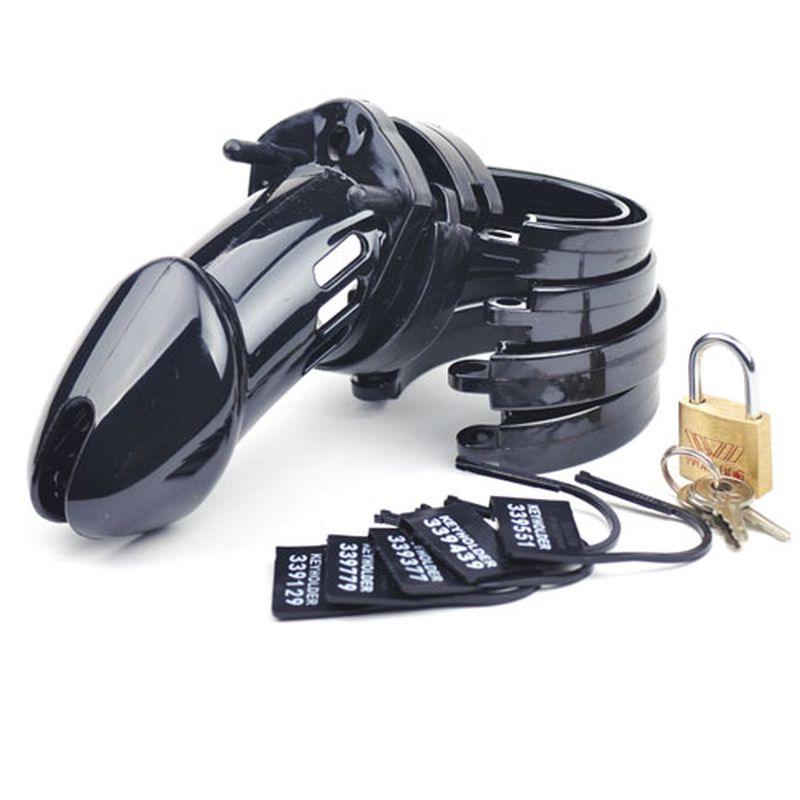 Male Chastity Kit Black - Adult Toys