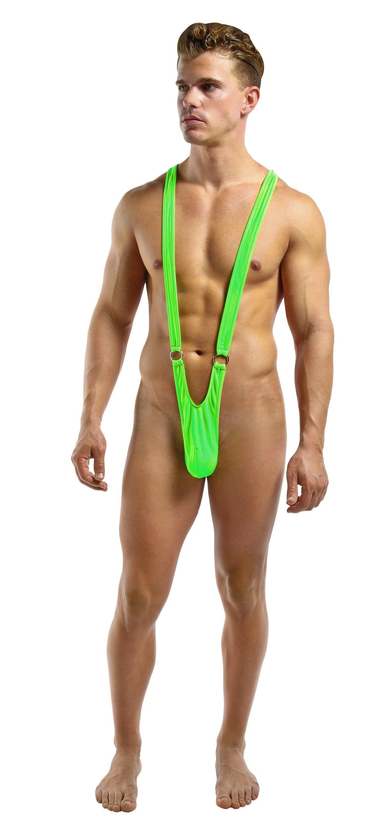 Male Power Sling Front Rings - Sleek Stretchy Breathable Men's Underwear - Lingerie