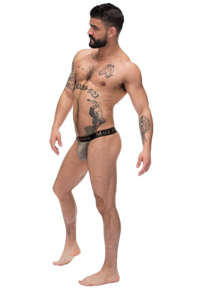 Male Power Viper Micro G - String – Snakeskin Print Men's Lingerie - Lingerie
