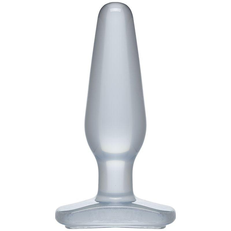 Medium Butt Plug Clear - Naughty by Nature Adult Store