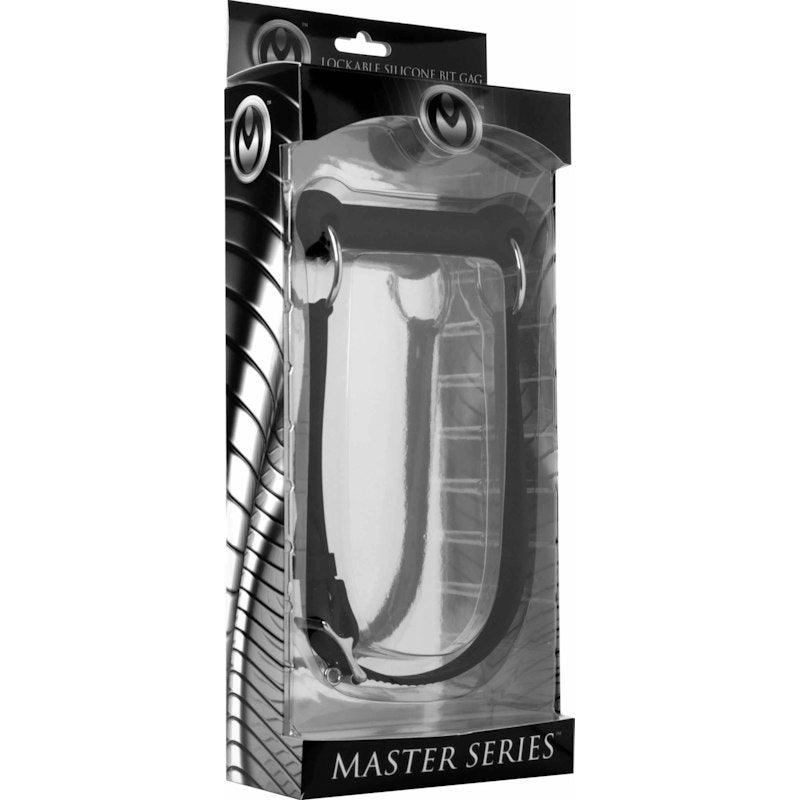 Mr Ed Locking Silicone Bit Gag - Naughty by Nature Adult Store