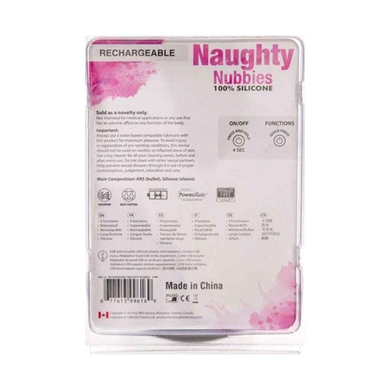 Naughty Nubbies Finger Vibe w Mini Powerbullet Pink - Naughty by Nature Adult Store