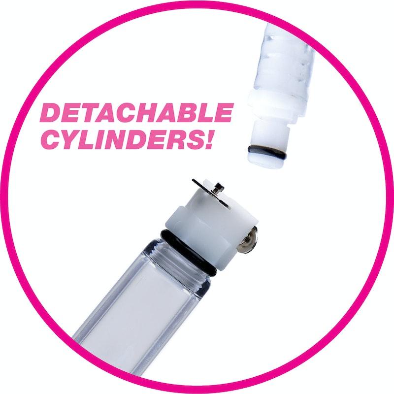 Nipple Pumping System with Dual Cylinders - Adult Toys