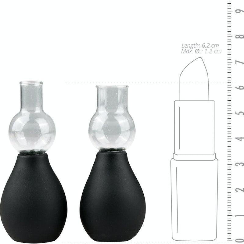 Nipple Sucker Black 2 Pc - Naughty by Nature Adult Store
