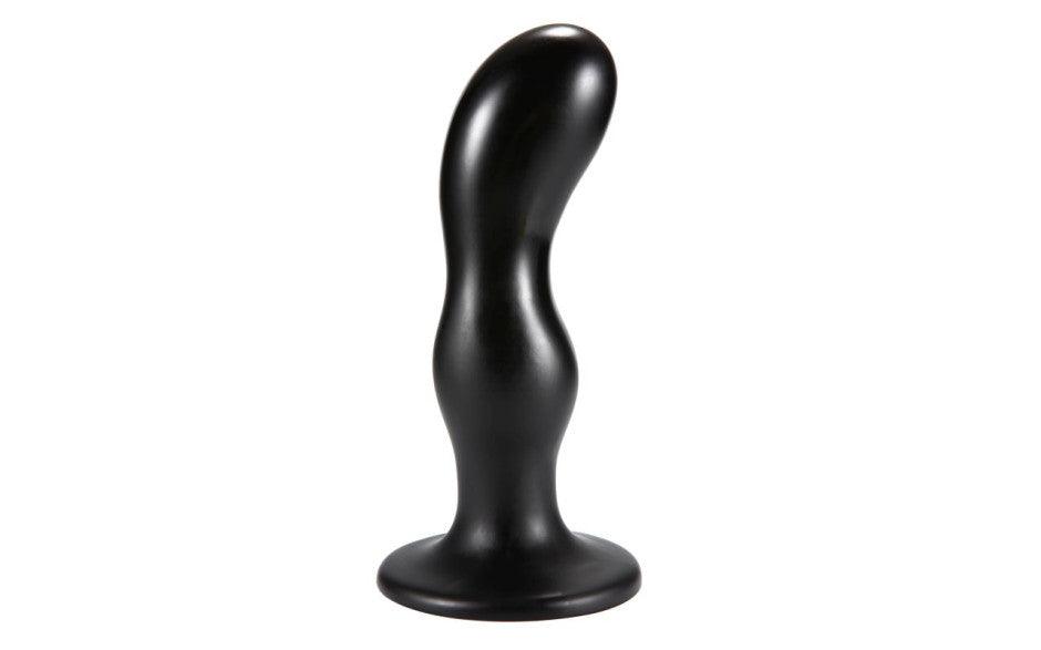 Oval Head Butt Plug Black - Adult Toys