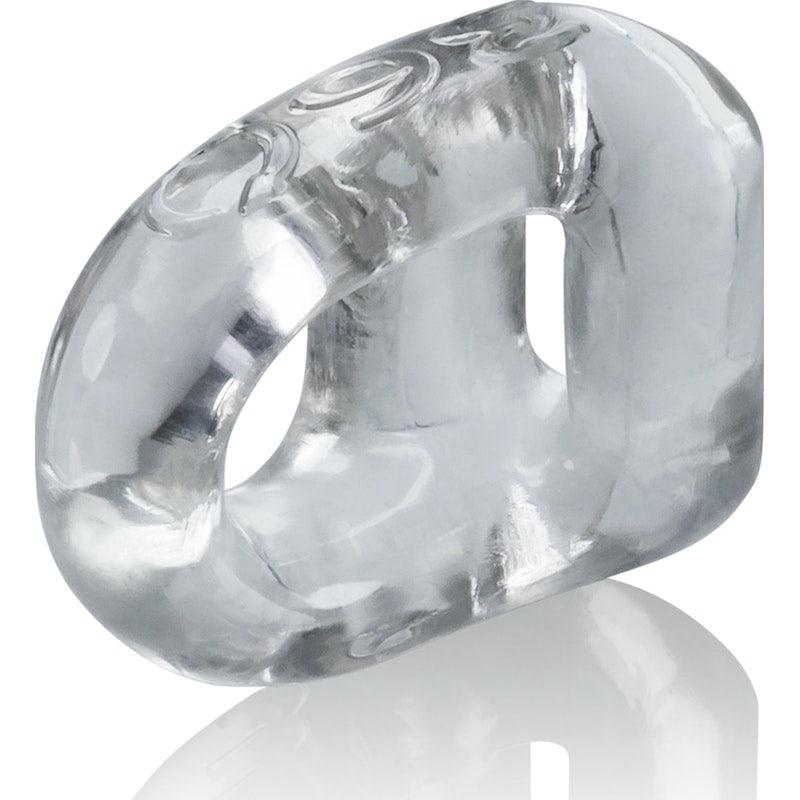 Oxballs 360 Cockring and Ballsling – Clear FLEX - TPR Dual Support - Adult Toys