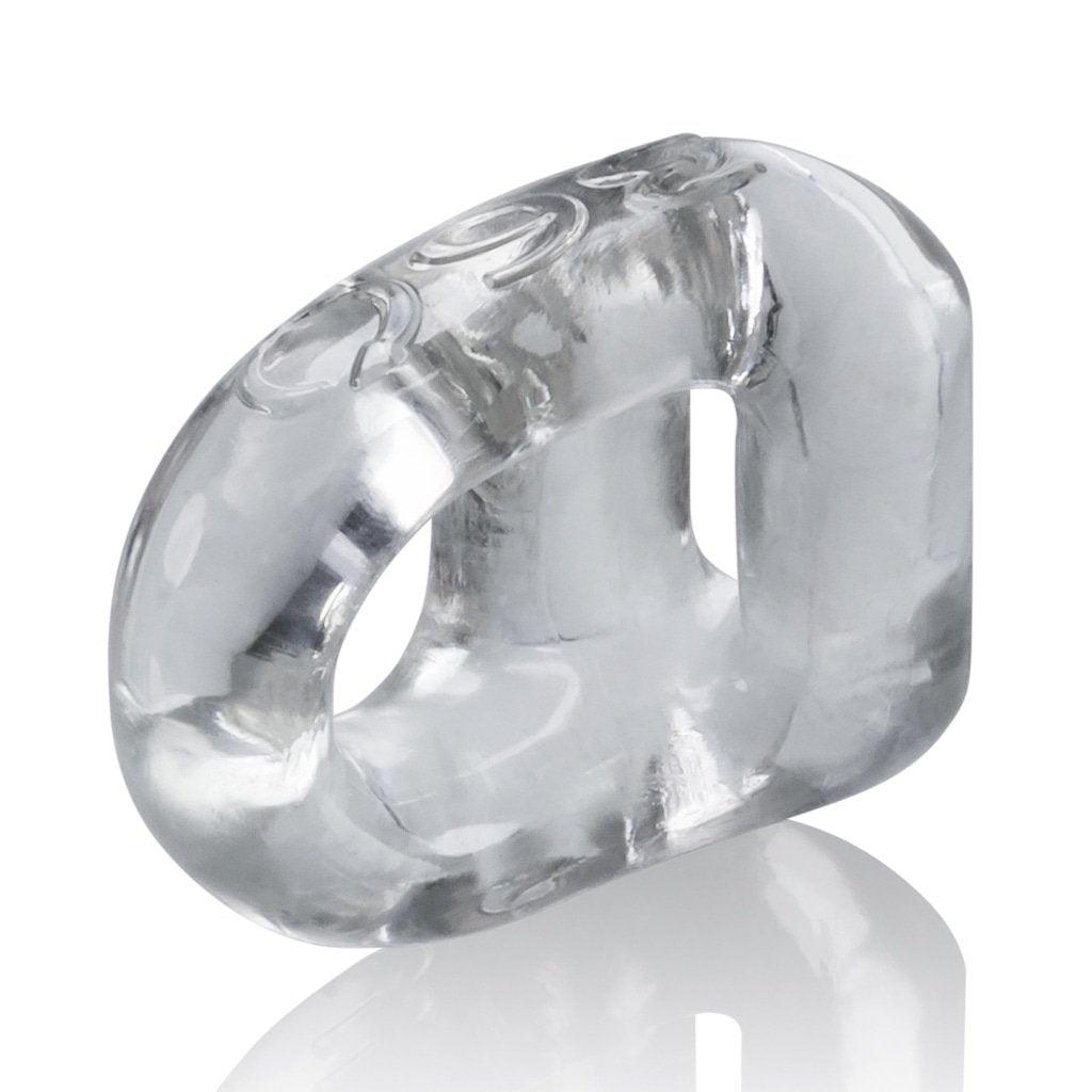 Oxballs 360 Cockring and Ballsling – Clear FLEX - TPR Dual Support - Adult Toys
