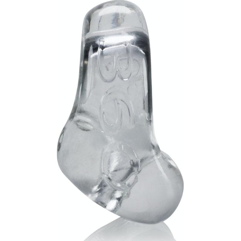 Oxballs 360 Cockring and Ballsling – Clear FLEX - TPR Dual Support - Adult Toys