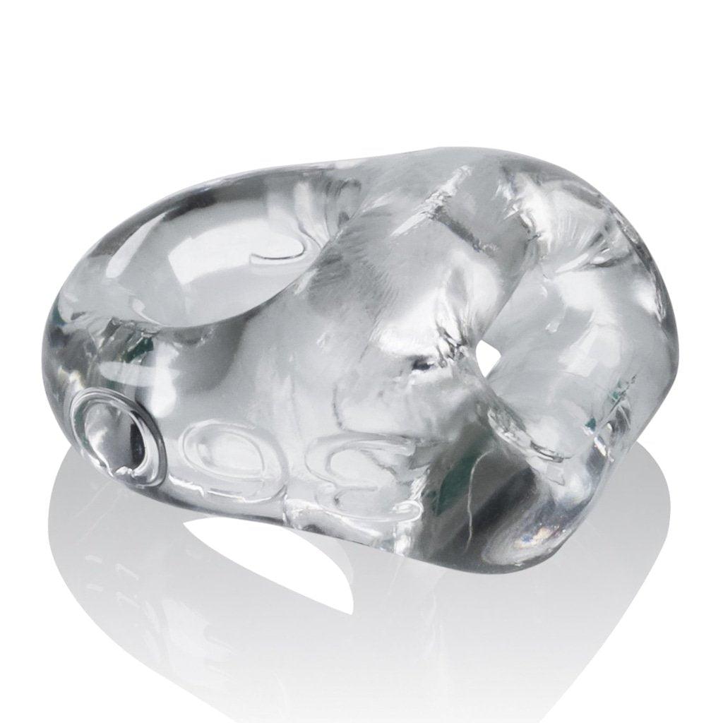 Oxballs 360 Cockring and Ballsling – Clear FLEX - TPR Dual Support - Adult Toys