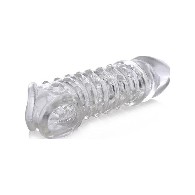 Penis Enhancer Sleeve 1.5in Clear - Adult Toys