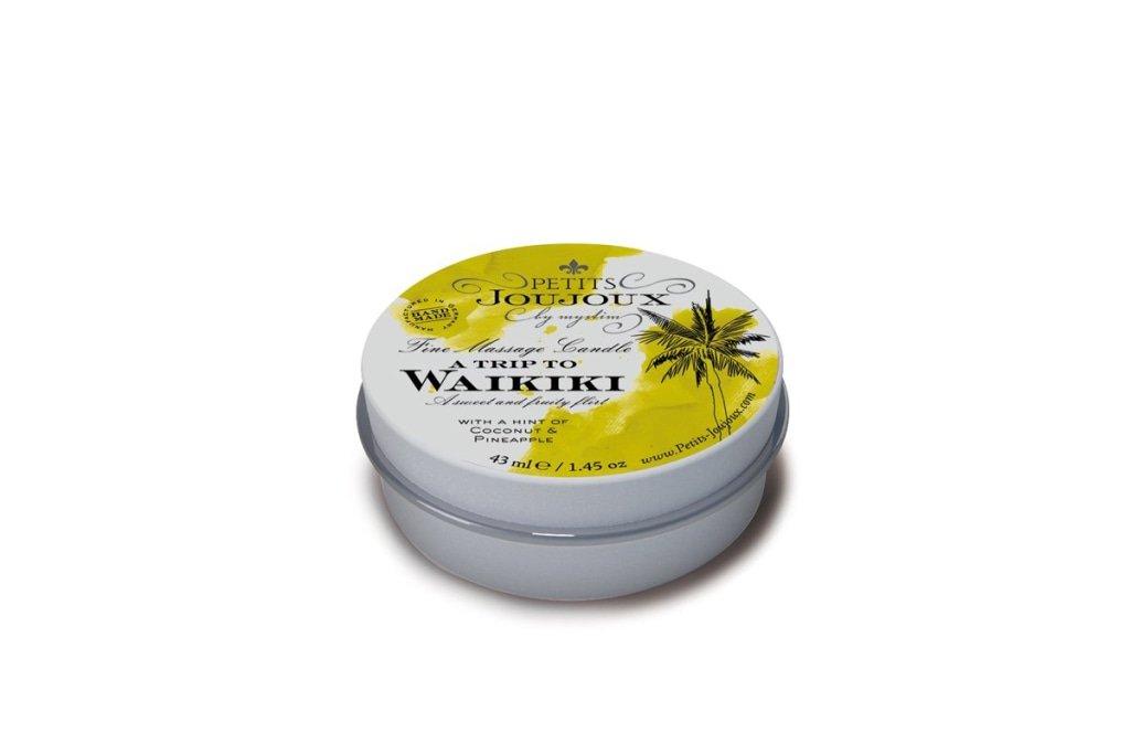 Petits JouJoux Massage Candle – Waikiki Coconut & Pineapple 43ml - Lotions & Potions