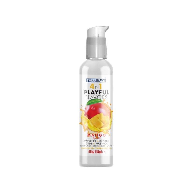 Playful Flavours 4 In 1 Mango 4oz/118ml - Lotions & Potions