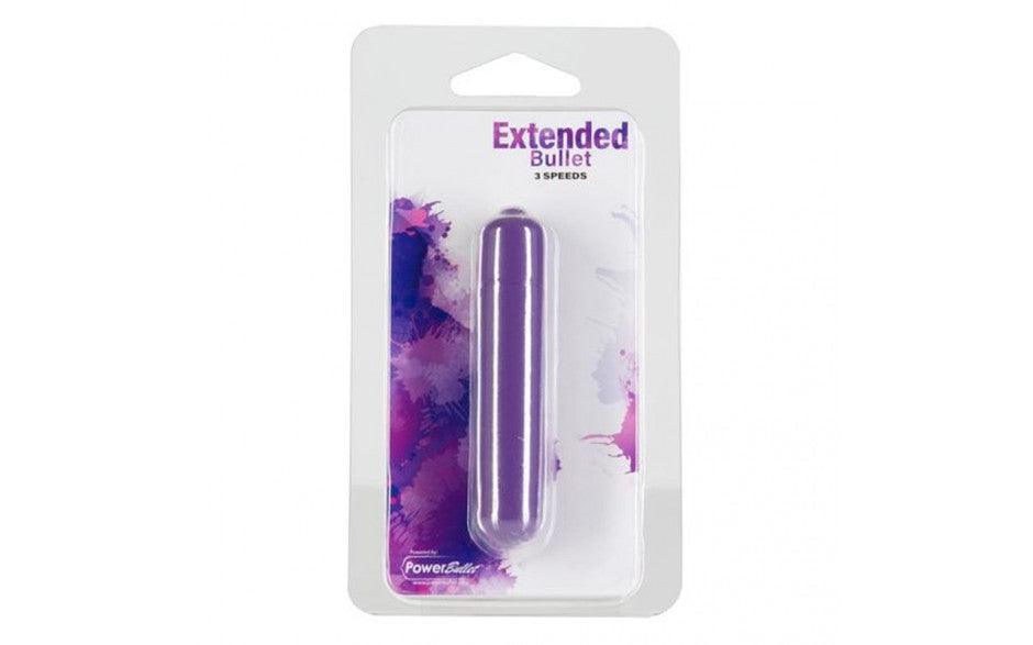 Power Bullet Extended 9cm 3 Speed Purple - Adult Toys