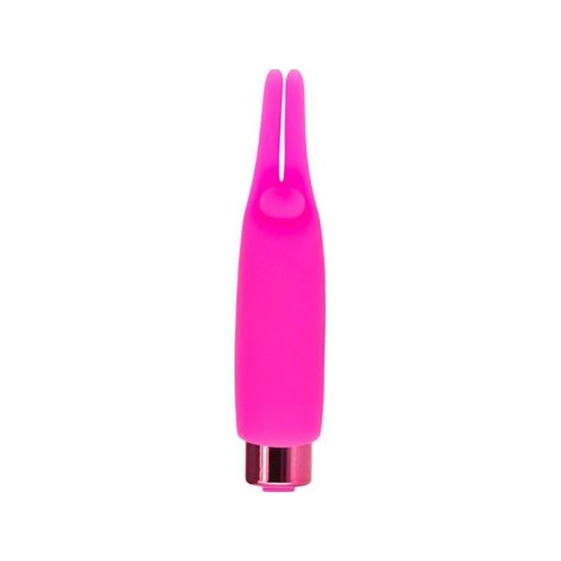 Power Bullet Teasing Tongue w Rechargeable Bullet Pink - Adult Toys
