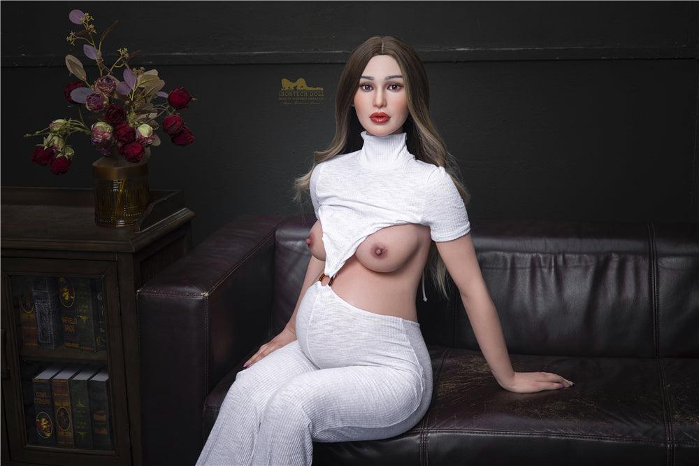 Pregnant Pearl E Cup Silicone Irontech Sex Doll 158cm Realistic Full Body Doll for Immersive Pleasure Experience - sex doll