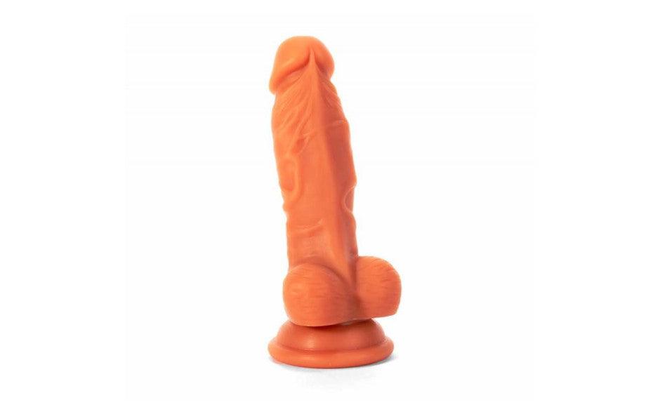 Realistic Dildo Veined Shaft w Balls Flesh - Naughty by Nature Adult Store