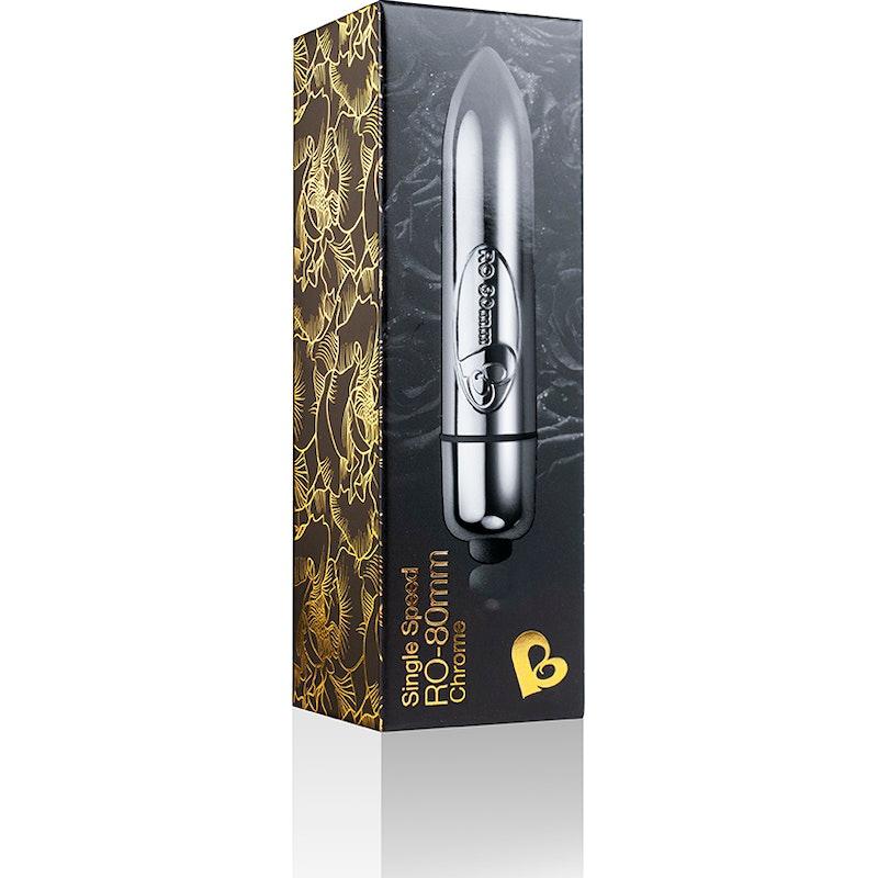 RO - 80 Single Speed Bullet Chrome - Adult Toys