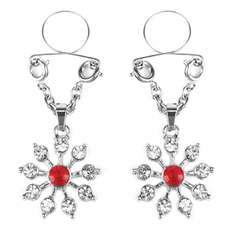 Ruby and Diamond Star Nipple Jewellery - Naughty by Nature Adult Store