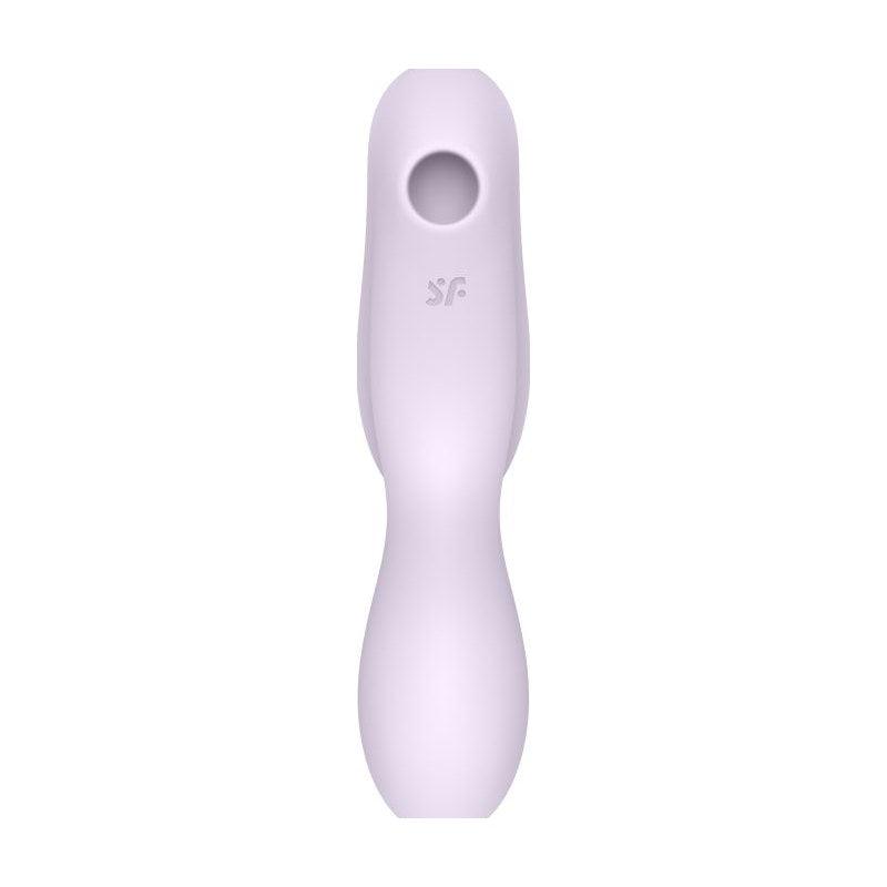 Satisfyer Curvy Trinity 2 Insertable Air Pulse Vibrator Violet - Adult Toys