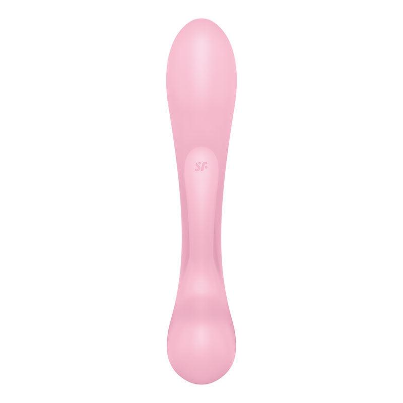 Satisfyer Embrace Me - Pink USB Rechargeable Rabbit Vibrator - Naughty by Nature Adult Store