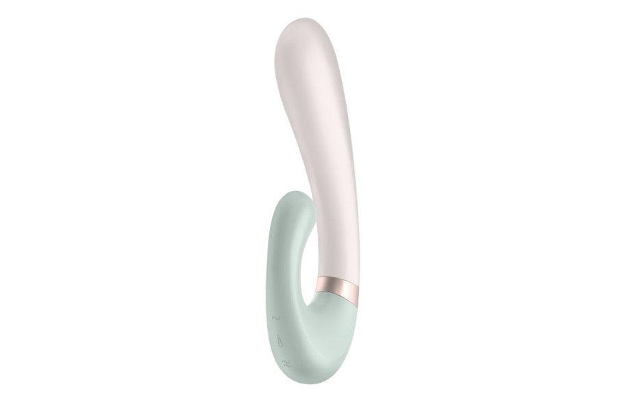 Satisfyer Heat Wave Connect App Warming Rabbit Vibrator Mint - Adult Toys