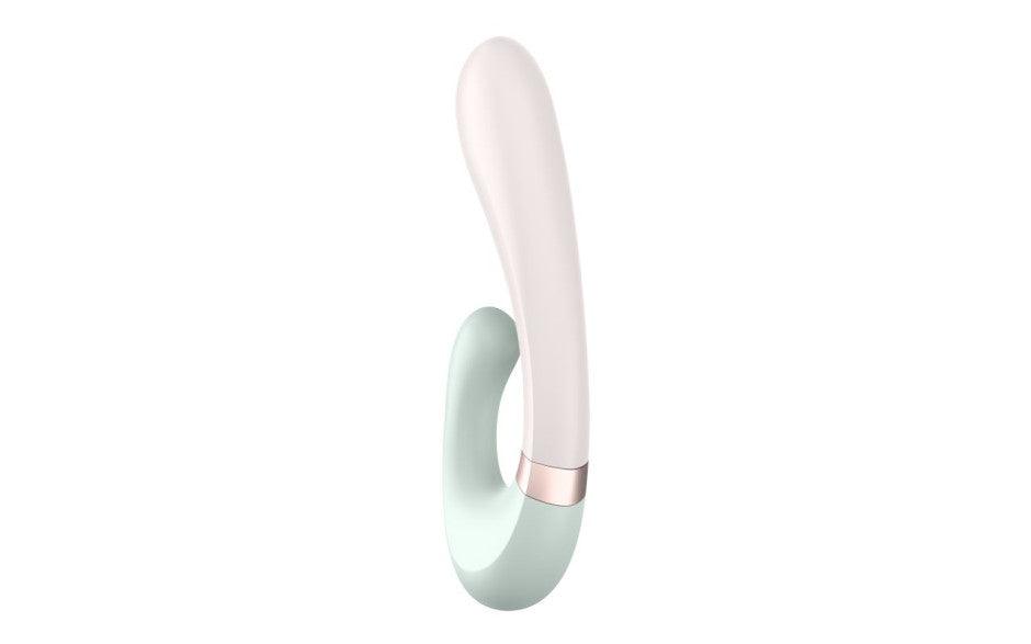 Satisfyer Heat Wave Connect App Warming Rabbit Vibrator Mint - Adult Toys