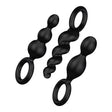 Satisfyer Plugs Booty Call 3 Pc Black - Naughty by Nature Adult Store