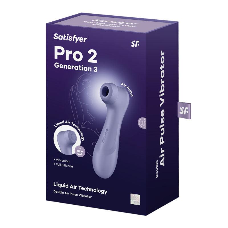 Satisfyer Pro 2 Generation 3 - Lilac Touch-Free USB-Rechargeable Clitoral Stimulator - Naughty by Nature Adult Store