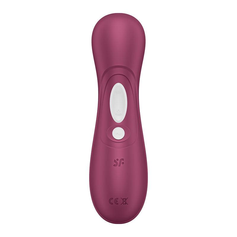 Satisfyer Pro 2 Generation 3 - Wine Red Touch - Free USB - Rechargeable Clitoral Stimulator - AIR PULSATION - PREMIUM