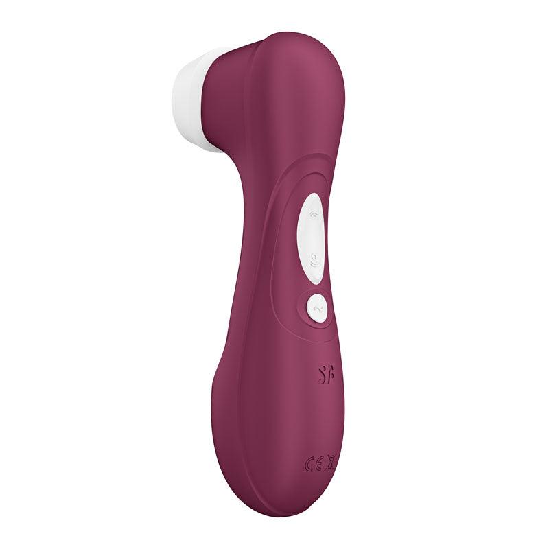 Satisfyer Pro 2 Generation 3 - Wine Red Touch-Free USB-Rechargeable Clitoral Stimulator - Naughty by Nature Adult Store