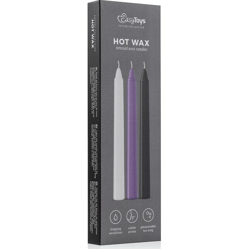 Sensual Hot Wax Candles 3 Pc - Lotions & Potions