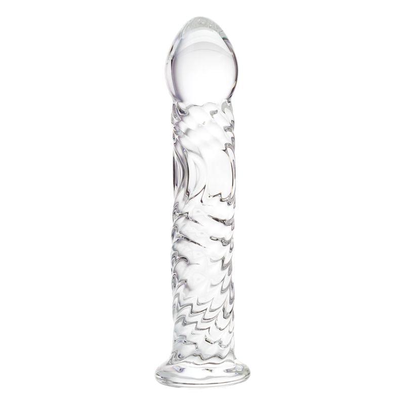 Sexus Glass Dildo Clear 16cm - Adult Toys