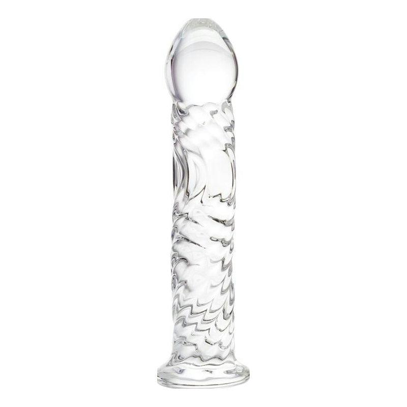 Sexus Glass Dildo Clear 16cm - Adult Toys