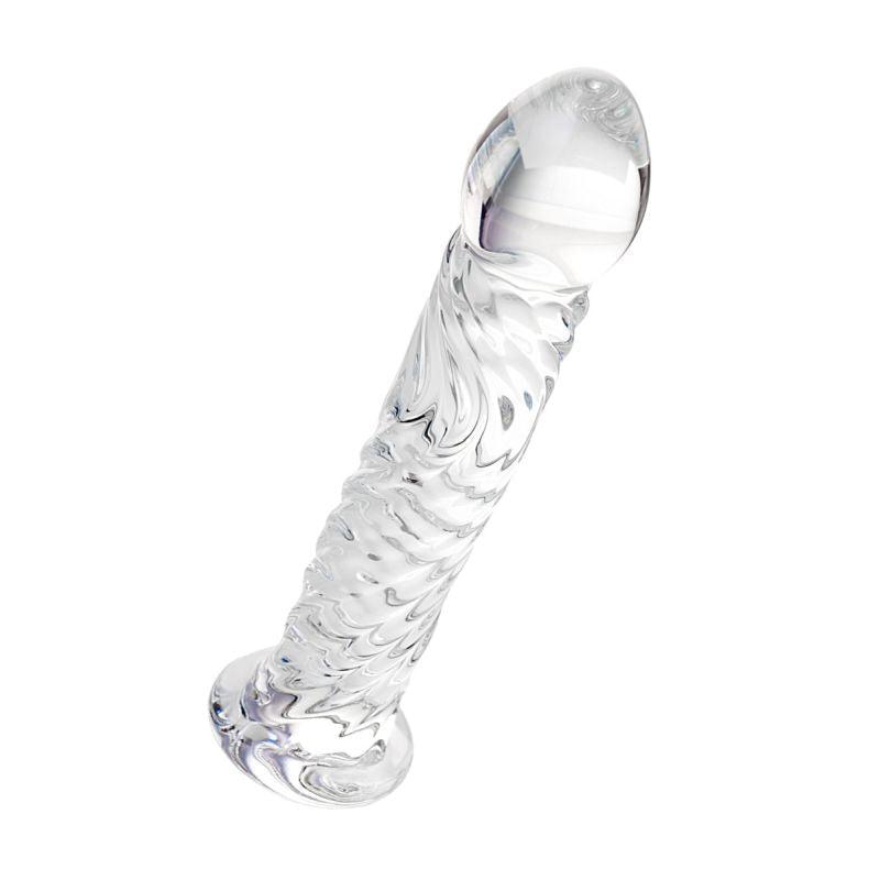 Sexus Glass Dildo Clear 16cm - Adult Toys