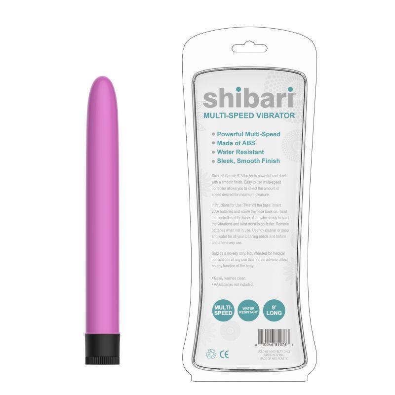 Shibari Multi - Speed Vibrator 9in Pink - Adult Toys