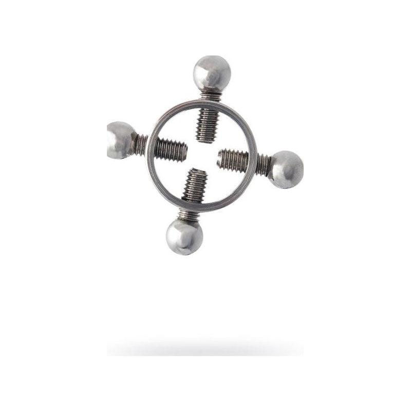 Silver Metal 2 Pc Nipple Clamps - Adult Toys