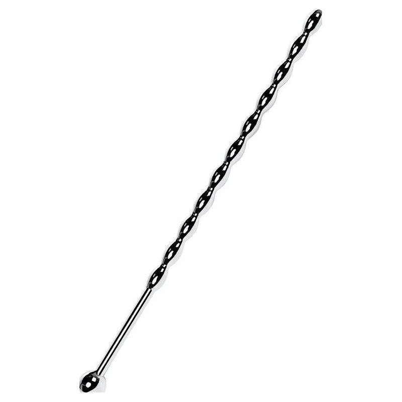 Silver Metal Braided Urethral Sound - Adult Toys