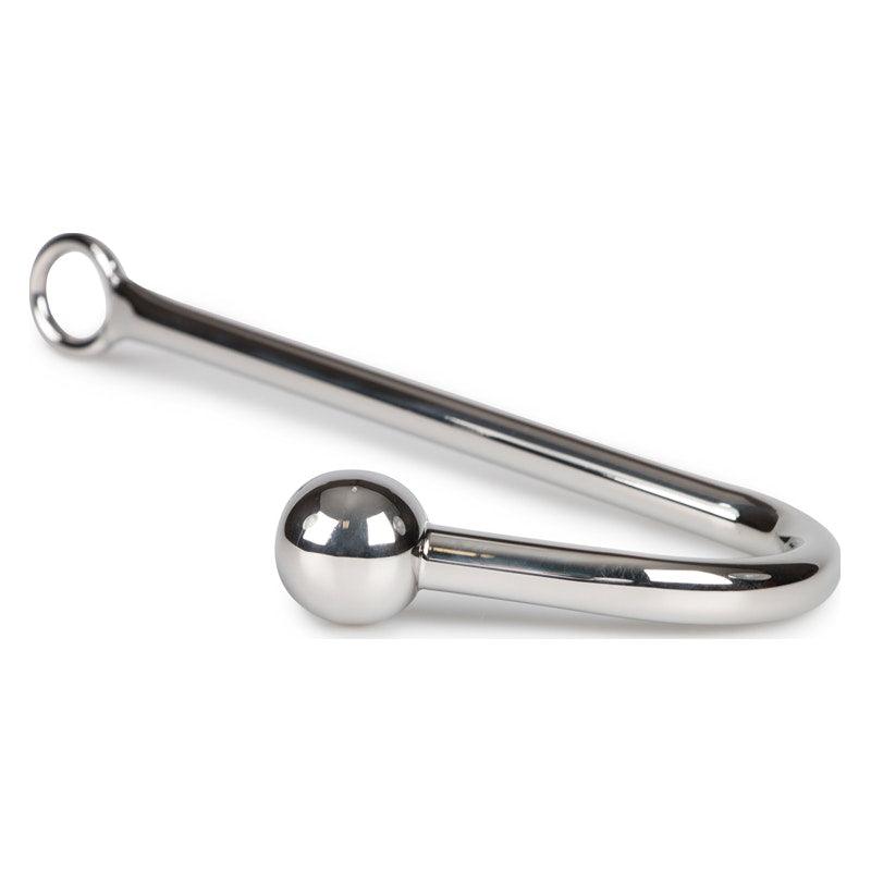 Sinner Metal Anal Bondage Hook with Ball – Temperature Play Tool - Adult Toys