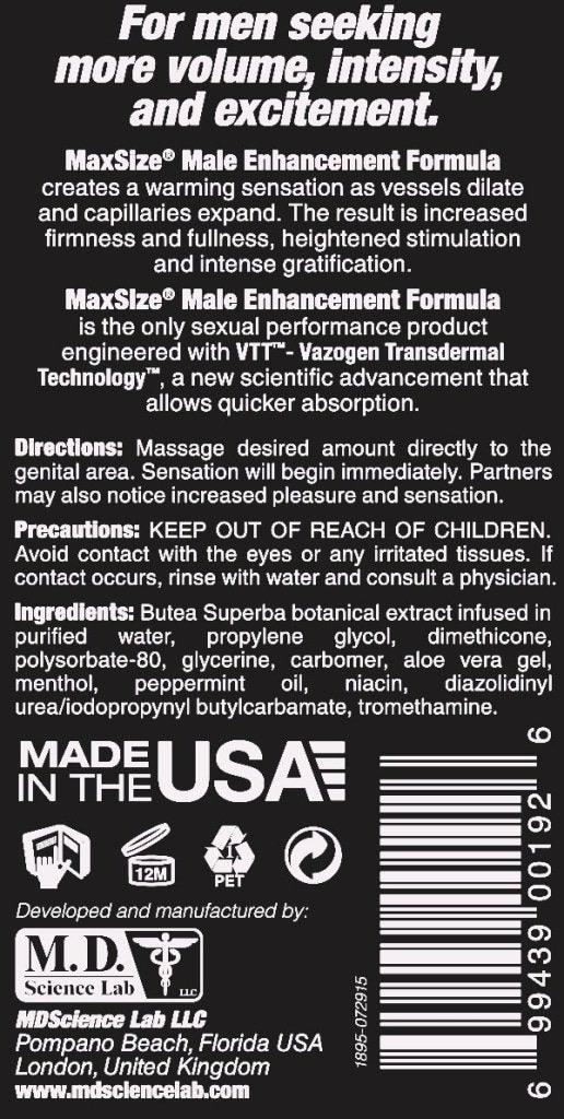 Swiss Navy Max Size Cream 5oz/147ml Tube - Naughty by Nature Adult Store