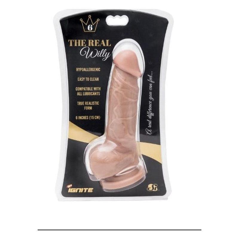 The Real Willy 6in Dildo Vanilla - Adult Toys