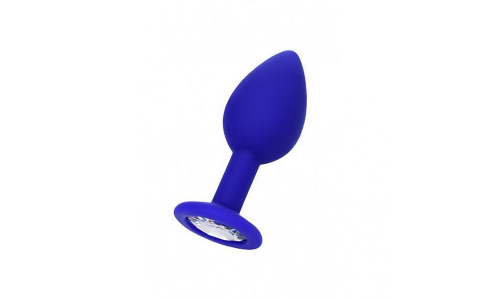 ToDo Brilliant Anal Plug – Blue Silicone Beginner Toy | 7cm x 2.8cm - Adult Toys