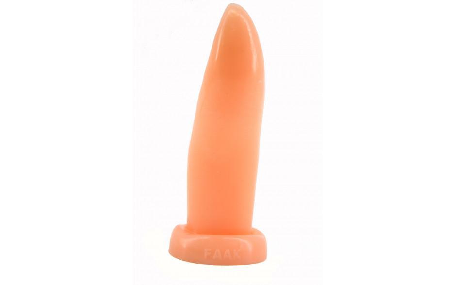 Tongue Shape Anal Plug Flesh - Adult Toys